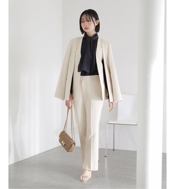  「【洗える】ボータイ2WAYブラウス」|シャツ・ブラウス|