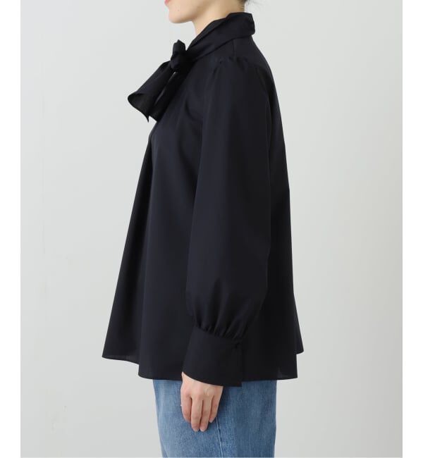  「【洗える】ボータイ2WAYブラウス」|シャツ・ブラウス|