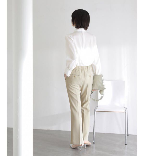  「【洗える】ボータイ2WAYブラウス」|シャツ・ブラウス|