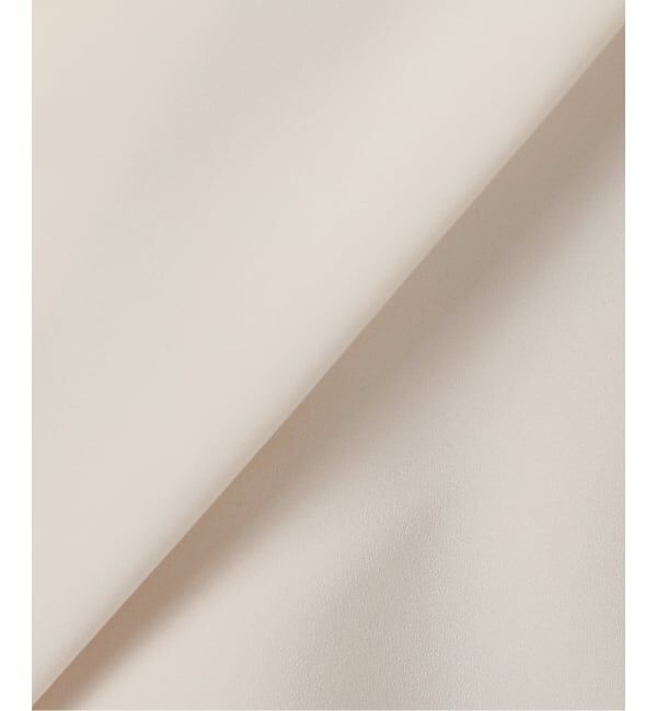  「【洗える】ボンディングショートペプラムジャケット」|ノーカラージャケット|