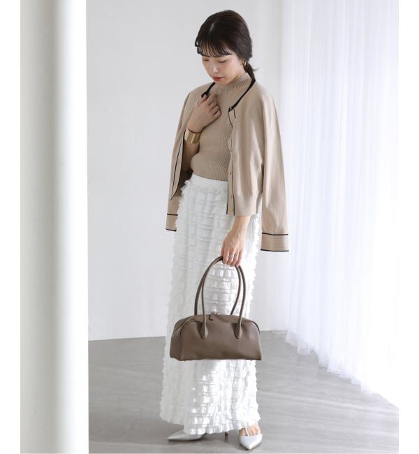  「【洗える】ウォッシャブルコットン混アンサンブル」|ニット・セーター|