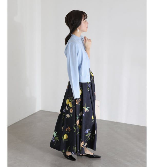  「【洗える】ウォッシャブルコットン混アンサンブル」|ニット・セーター|