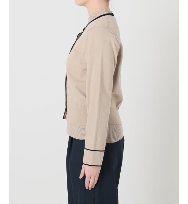  「【洗える】ウォッシャブルコットン混アンサンブル」|ニット・セーター|