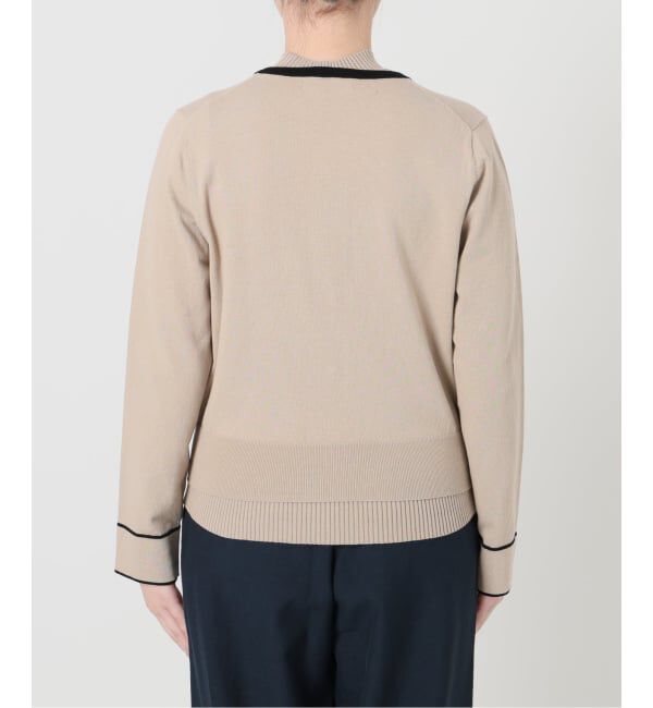  「【洗える】ウォッシャブルコットン混アンサンブル」|ニット・セーター|