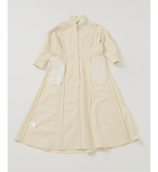  「【洗える】リベットシャツワンピース」|ワンピース|