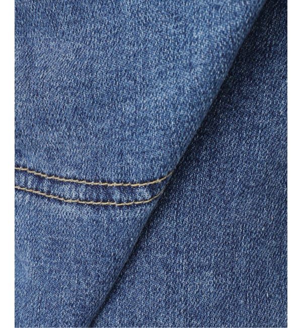  「【洗える】SOMETHING / サムシング LISA LACE UP WIDE」|デニム|