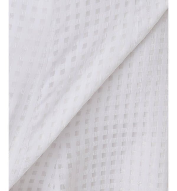  「【洗える】シアーチェックパネルスカート」|スカート|