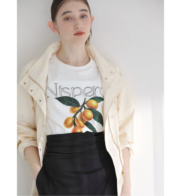  「【洗える】fruit print Tシャツ」|Tシャツ・カットソー|