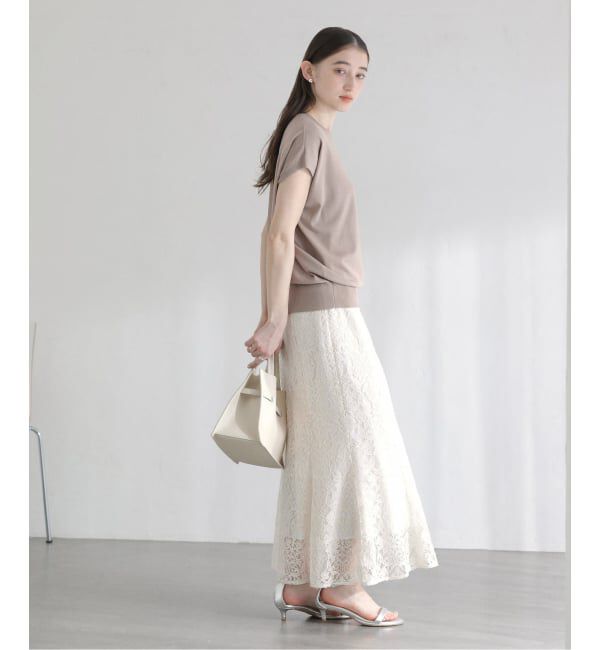  「【洗える】接触冷感ウォッシャブルフレンチプルオーバー」|ニット・セーター|