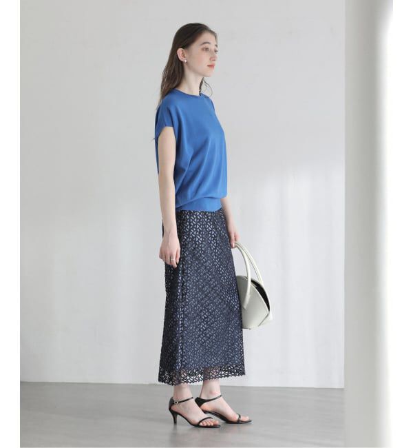  「【洗える】接触冷感ウォッシャブルフレンチプルオーバー」|ニット・セーター|