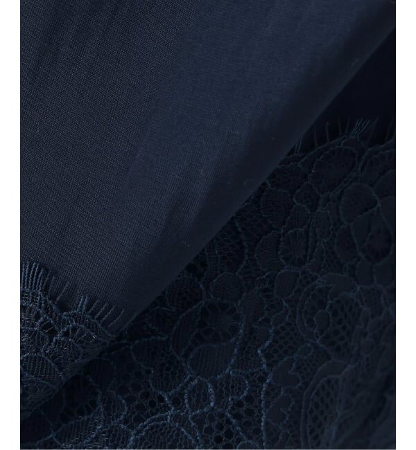  「【洗える】レーストリミングシャツ」|シャツ・ブラウス|