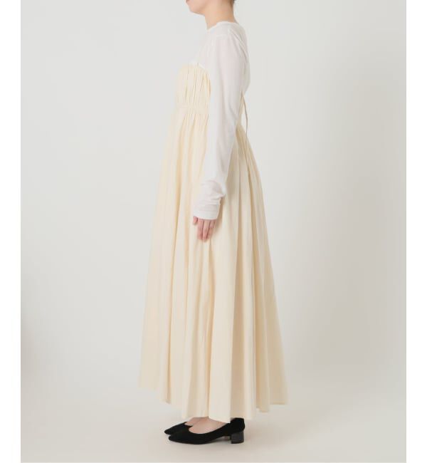  「《WEB限定予約》【洗える】ギャザーキャミワンピース」|ワンピース|