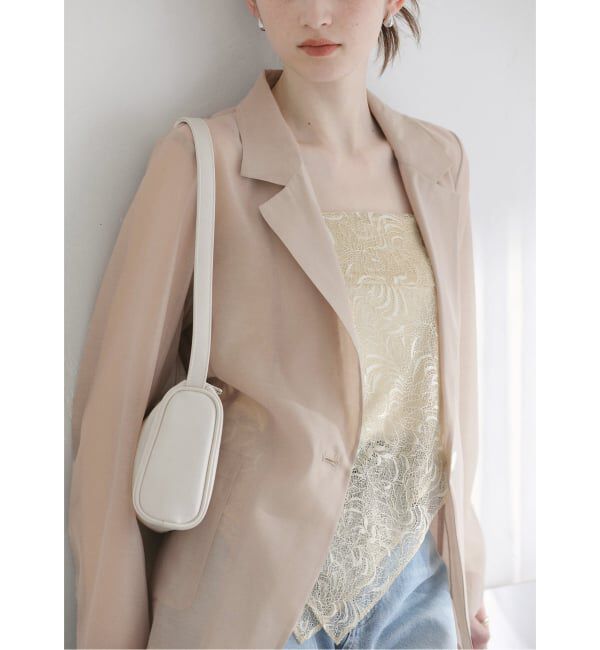  「《予約》【洗える】ウォッシャブルシングルシアージャケット」|テーラードジャケット|