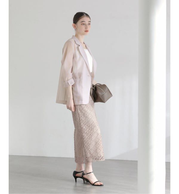  「《予約》【洗える】ウォッシャブルシングルシアージャケット」|テーラードジャケット|