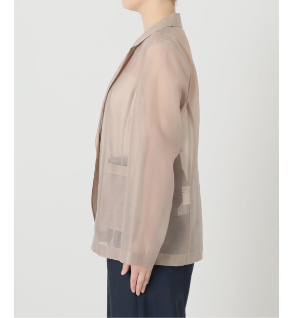  「《予約》【洗える】ウォッシャブルシングルシアージャケット」|テーラードジャケット|