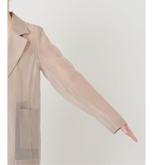  「《予約》【洗える】ウォッシャブルシングルシアージャケット」|テーラードジャケット|