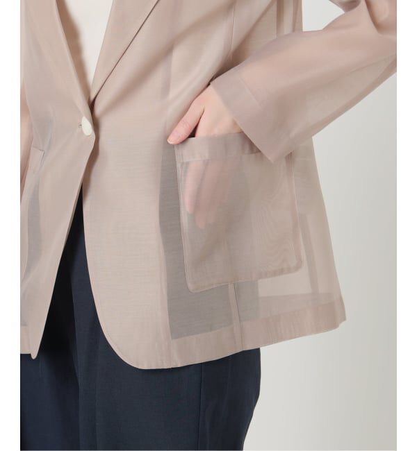  「《予約》【洗える】ウォッシャブルシングルシアージャケット」|テーラードジャケット|