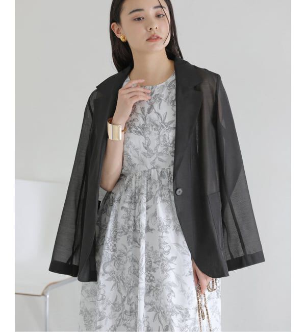  「《予約》【洗える】ウォッシャブルシングルシアージャケット」|テーラードジャケット|