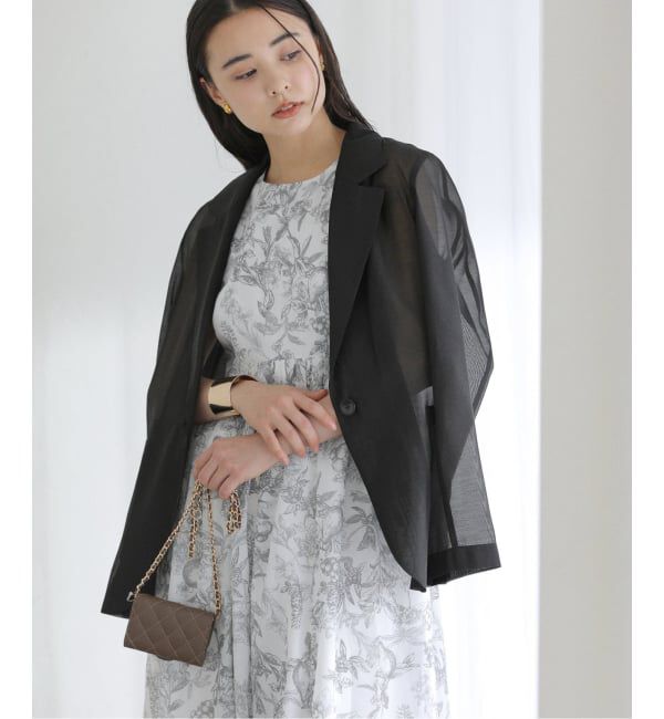  「《予約》【洗える】ウォッシャブルシングルシアージャケット」|テーラードジャケット|