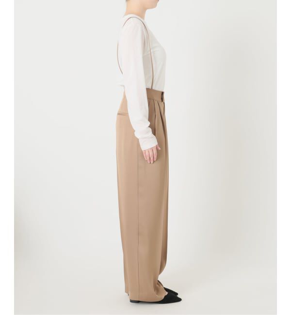  「《予約》【洗える】2WAYリラクシーサスパンツ」|スラックス|