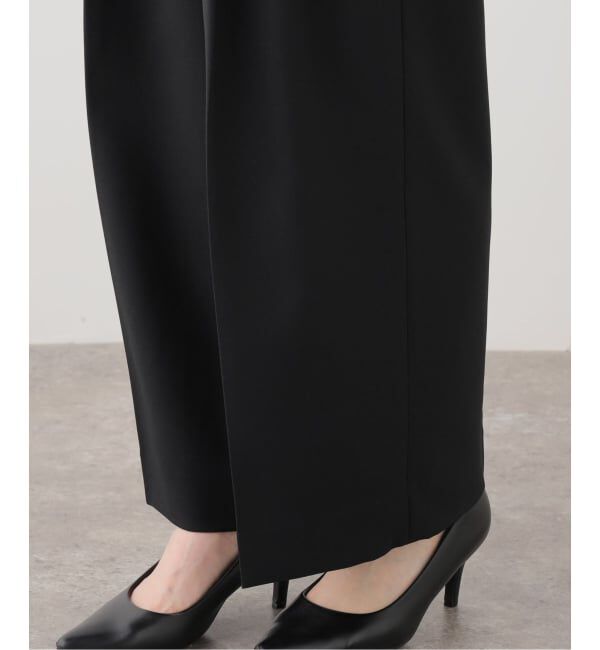  「【洗える】タックポケットワイドパンツ」|スラックス|