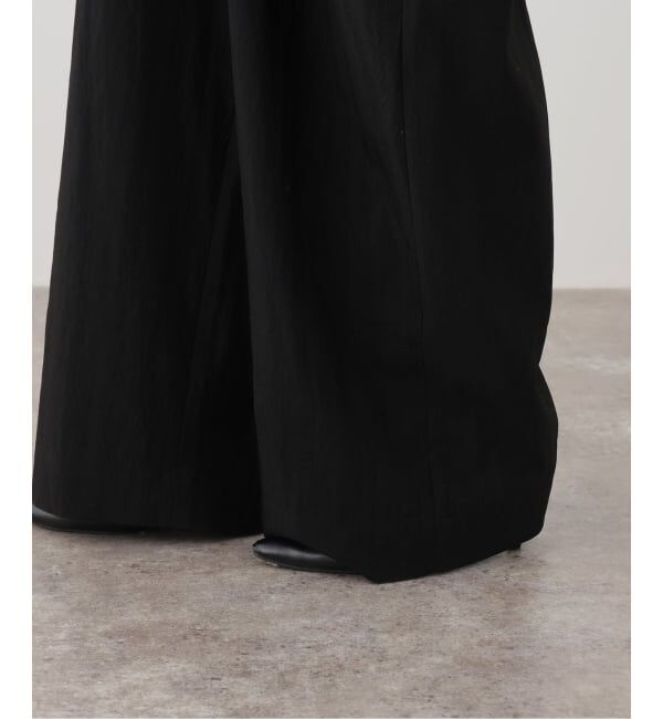  「le / ル サイドドロストリングワイドパンツ」|スラックス|