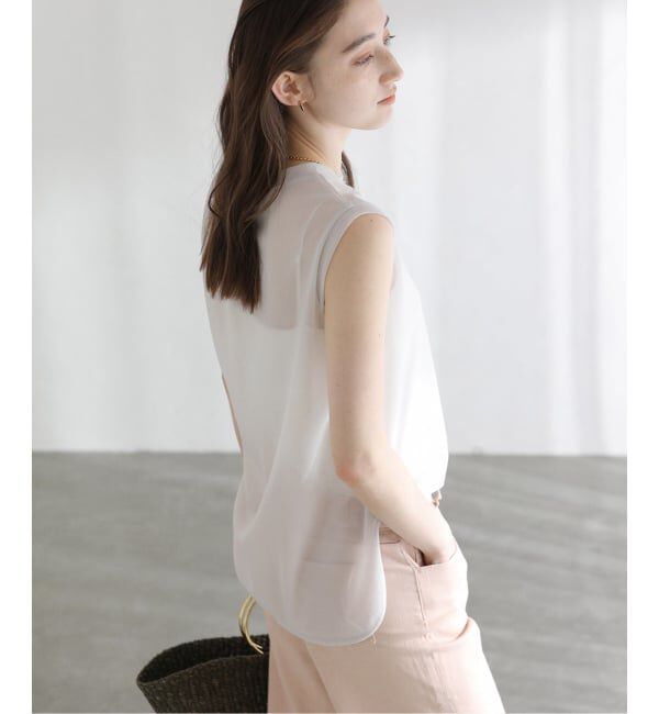 「《予約》【洗える】シアートリコットタンクトップ」|タンクトップ|