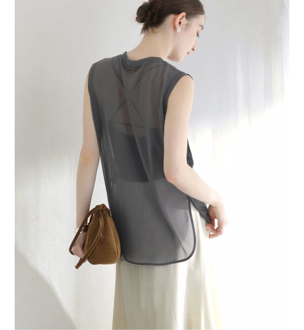  「《予約》【洗える】シアートリコットタンクトップ」|タンクトップ|