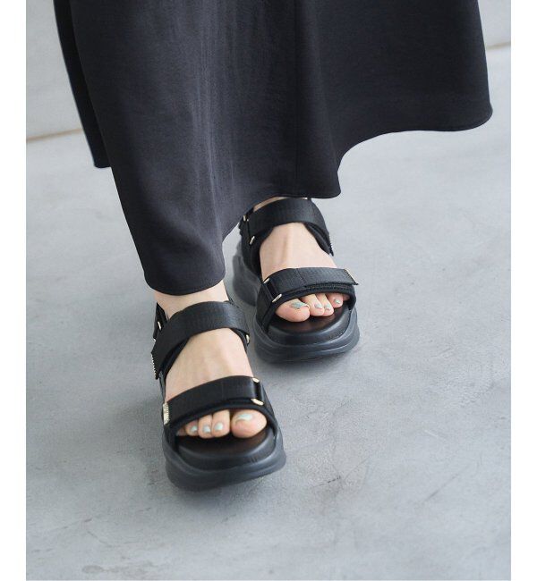  「COHINA&times;LE TALONコンビベルトスニーカーサンダル」|サンダル|