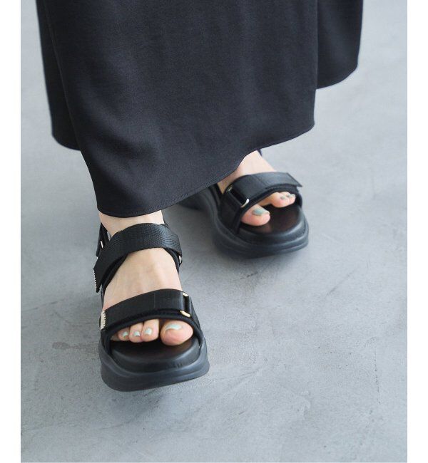  「COHINA&times;LE TALONコンビベルトスニーカーサンダル」|サンダル|