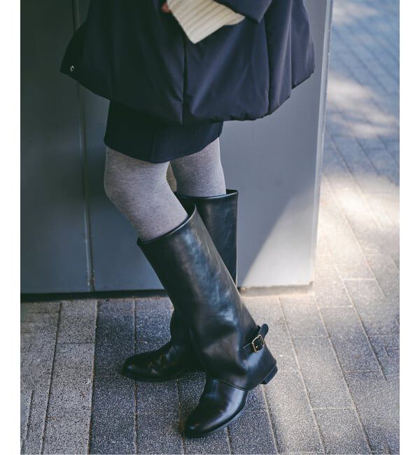  「《追加2》5cmワイドシャフトカバーブーツ」|ロングブーツ|