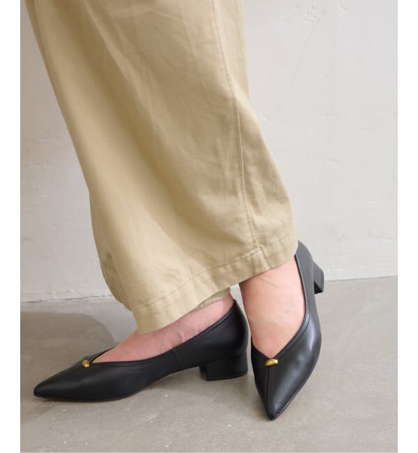  「《追加》3cmVカットメタルパンプス」|パンプス|