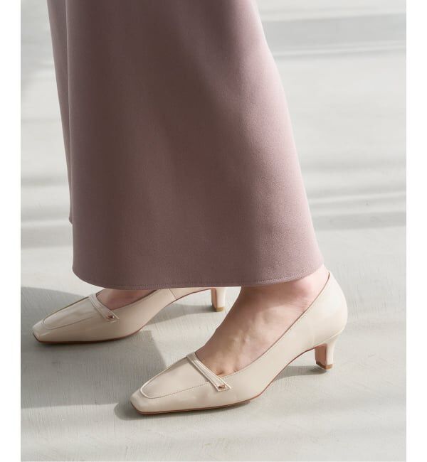  「5cmスクエアローファーパンプス」|パンプス|ナチュラル