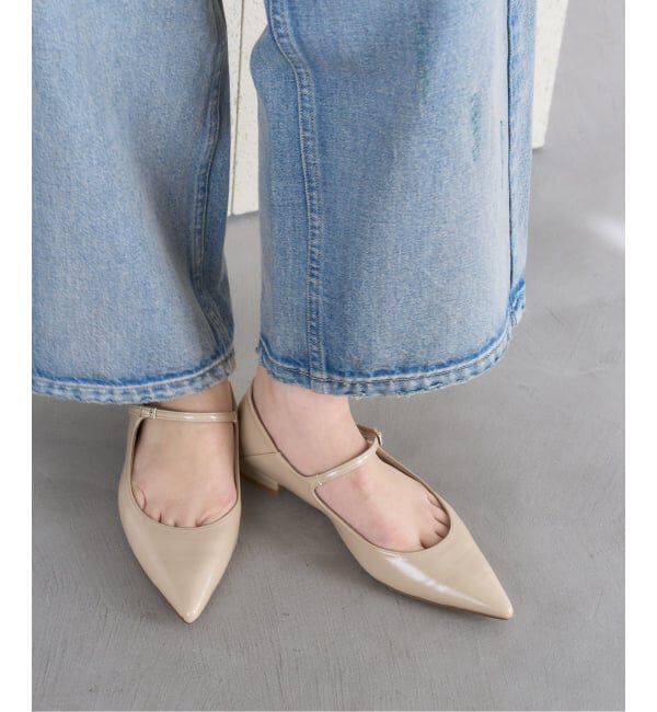  「《追加》ポインテッドワンストラップフラット」|その他|