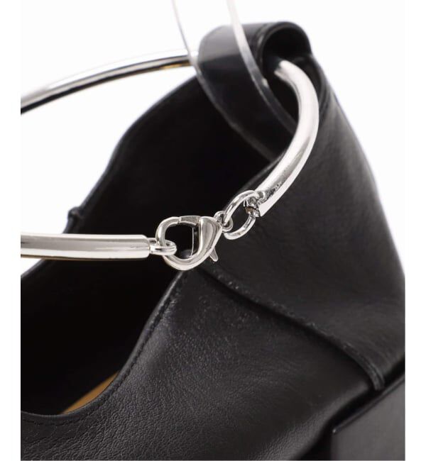 GRISE「《追加》GRISEレザースクエアクロスシームアンクルフラット」|その他|