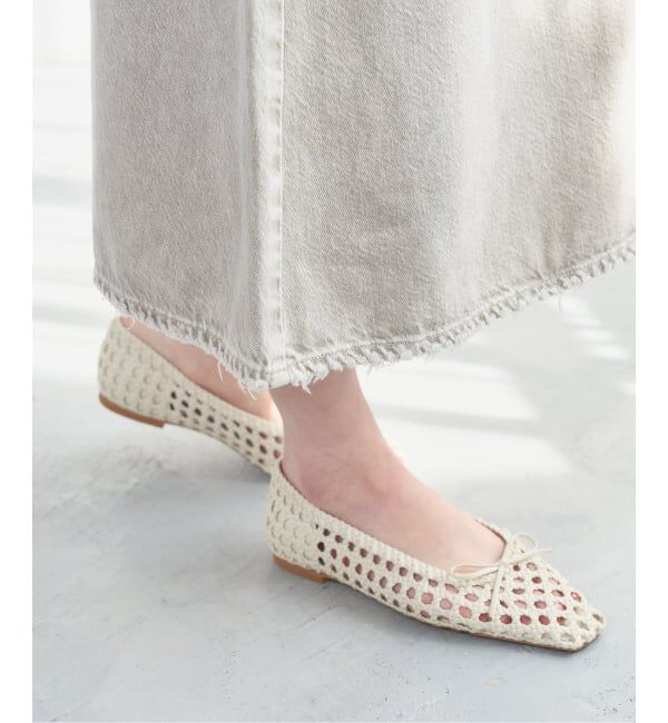  「スクエアソフトメッシュバレエ」|バレエシューズ|