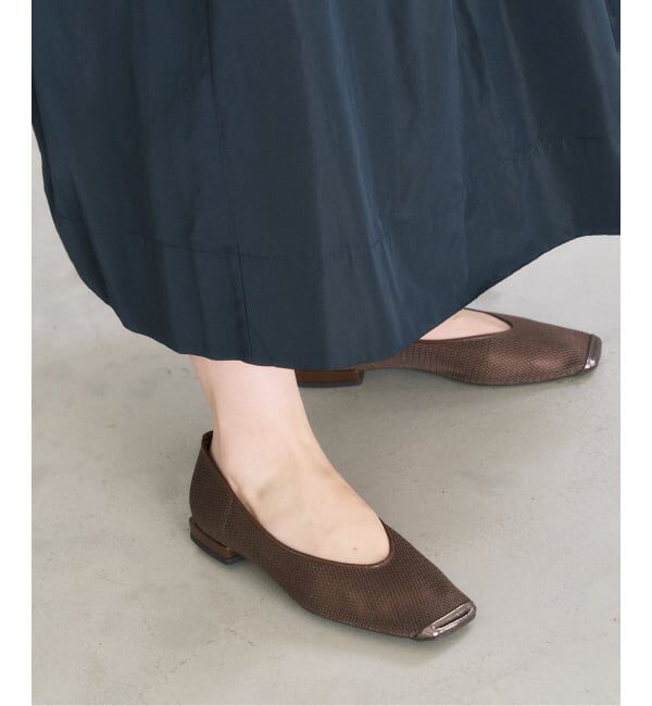  「《追加予約2》スクエアトゥキャップセミシアーフラット」|その他|