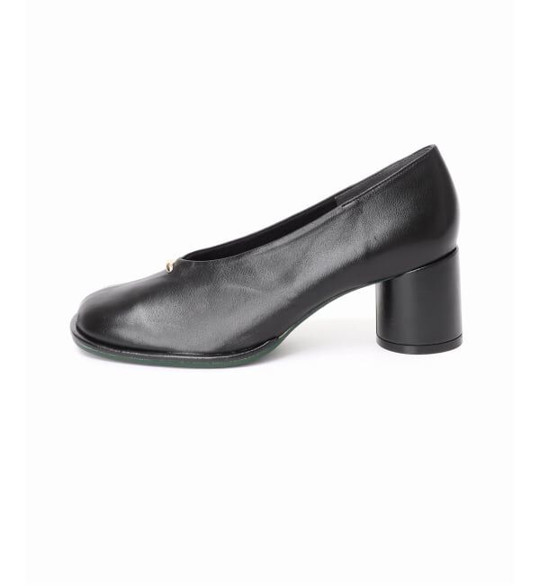 GRISE「《追加》GRISE6cmレザーオブリークハイバンプパンプス」|パンプス|