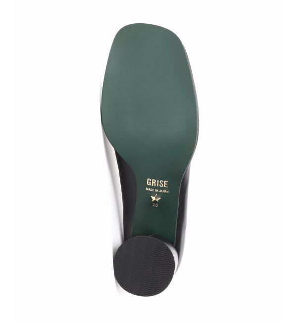 GRISE「《追加》GRISE6cmレザーオブリークハイバンプパンプス」|パンプス|