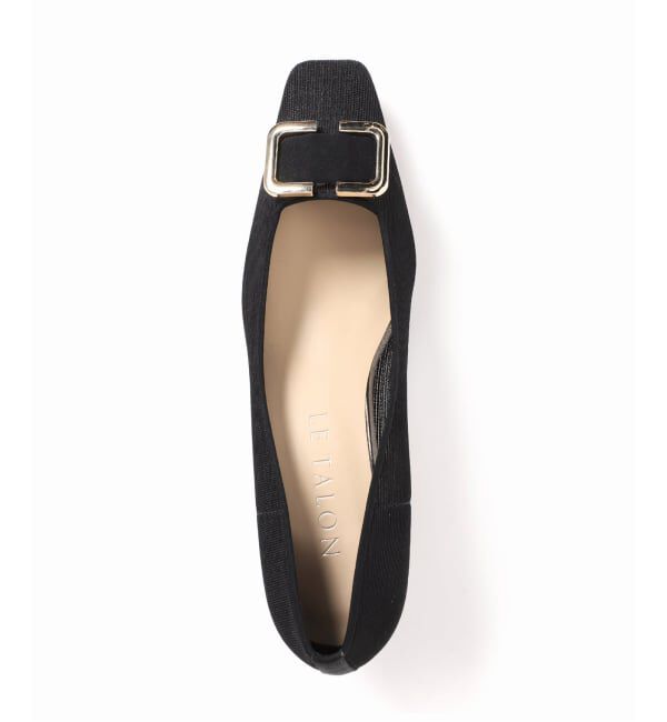  「5cmスクエアチュールバックルパンプス」|パンプス|