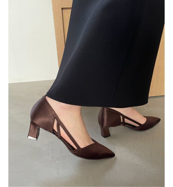  「5cmポインテッドサイドオープンパンプス」|パンプス|