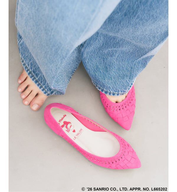  「Sanrio characters&times;LE TALON ポインテッドサシメッシュフラット」|その他|