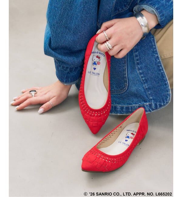  「Sanrio characters&times;LE TALON ポインテッドサシメッシュフラット」|その他|