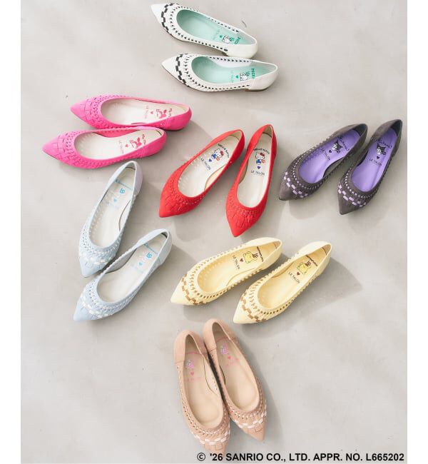  「Sanrio characters&times;LE TALON ポインテッドサシメッシュフラット」|その他|