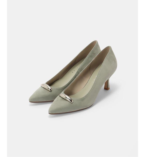  「6.5cmポインテッドメタルモチーフパンプス」|パンプス|