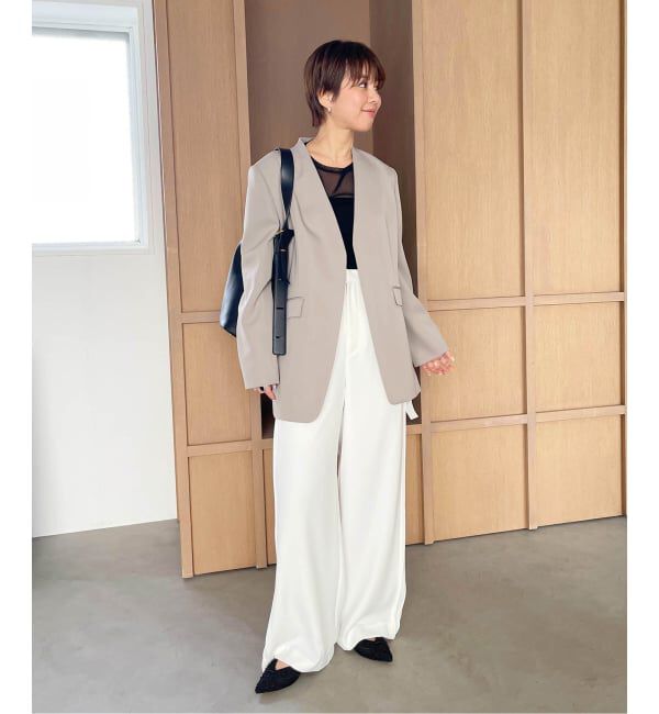  「《追加予約》ポインテッドフラワーエンブロイダリーフラット」|その他|