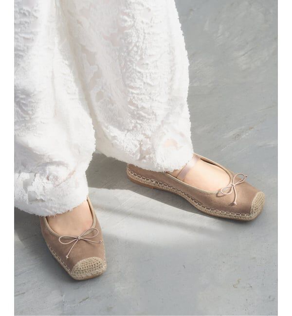  「《追加予約》スクエアエスパドリーユバレエ」|バレエシューズ|