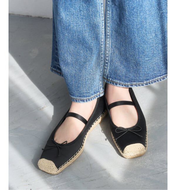  「《追加予約》スクエアエスパドリーユバレエ」|バレエシューズ|