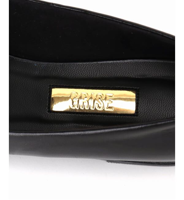 GRISE「《追加予約》GRISEレザーオープントゥトングフラット」|その他|