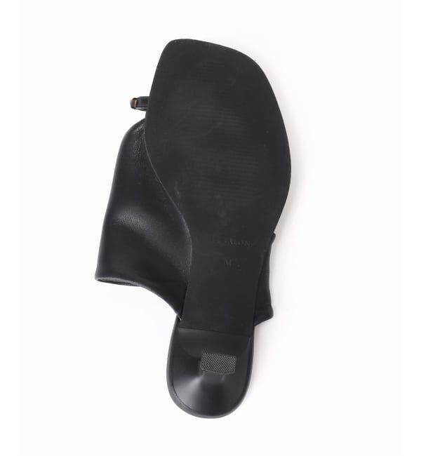  「《予約》4cmメタルサムリングミュールサンダル」|サンダル|